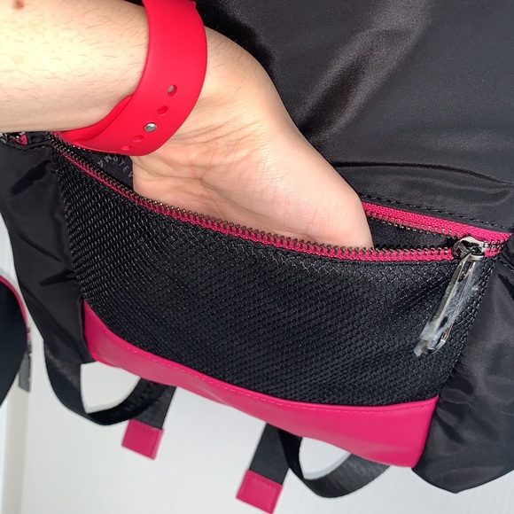 Steve Madden Pink and Black Backpack main image 13